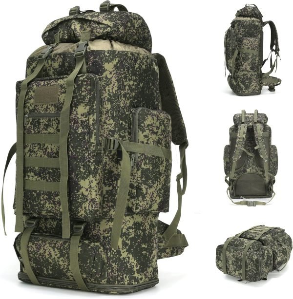 100L Camping Hiking Military Tactical Backpack Outdoor Climbing Sport Bags for Camping,Backpacking